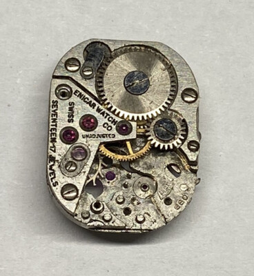 Vintage Enicar Ladies Watch Repairs Parts Watchmaker Swiss 17 Jewels