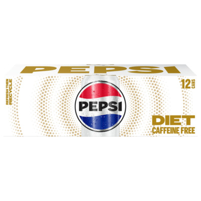 Pepsi Cola, Caffeine Free, Diet 12 pack 12 fl oz Fast Shipping!!!!!