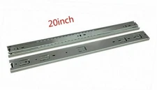 20" Full Extension Ball Bearing Heavy Duty Drawer Slide Track (1 pair = 2 pec)