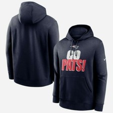 New England Patriots Mens Nike Local Club Fleece Pullover Hoodie - XL - NWT