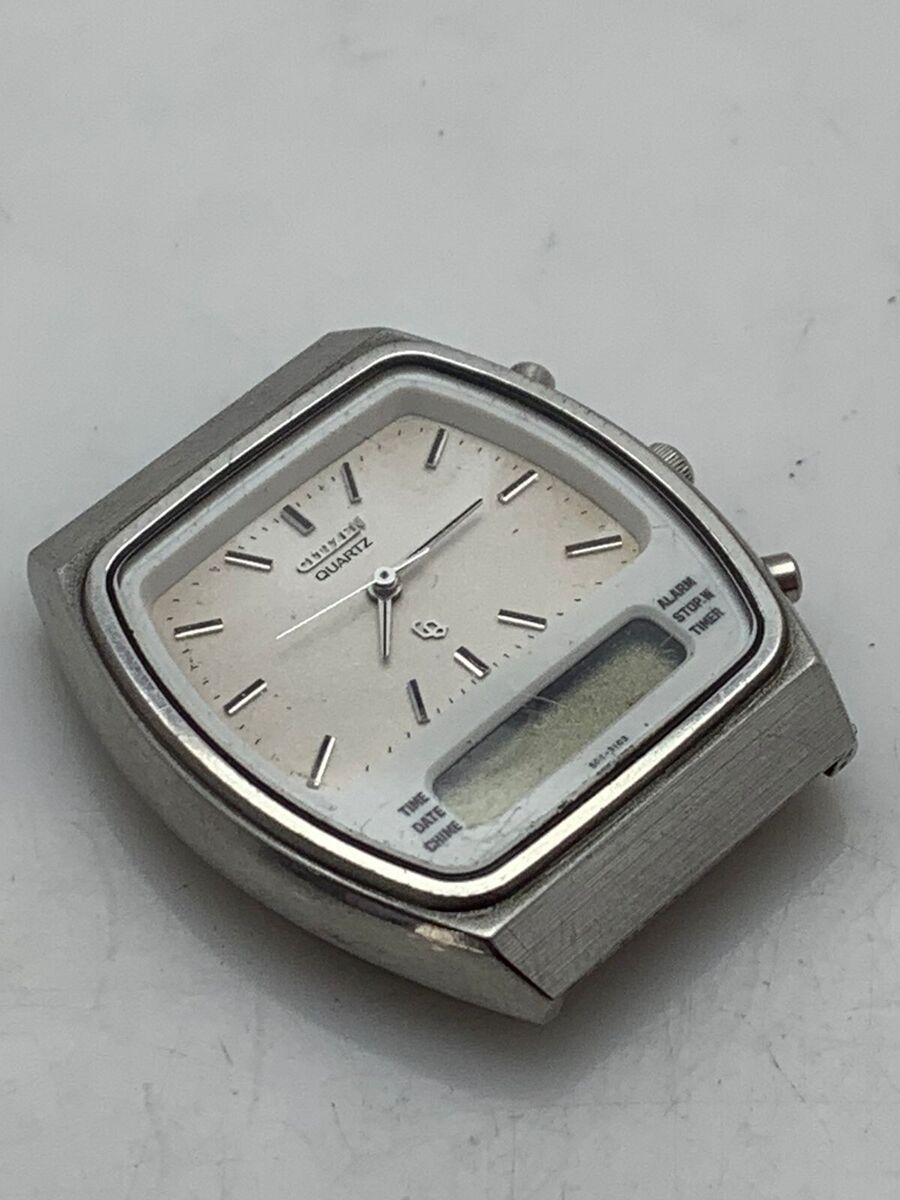 Citizen Quartz CQ 41-8251 Ana-Digi Vintage Men's Watch For Citizen Quartz CQ 41-8251 Ana-Digi Vintage Men's Watch For