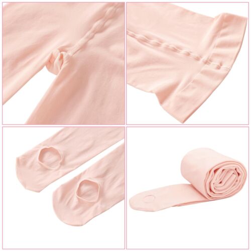 Girls' Ultra Soft Pro Dance Tights Ballet Transition Daily Student Tights Tod... - Picture 7 of 7