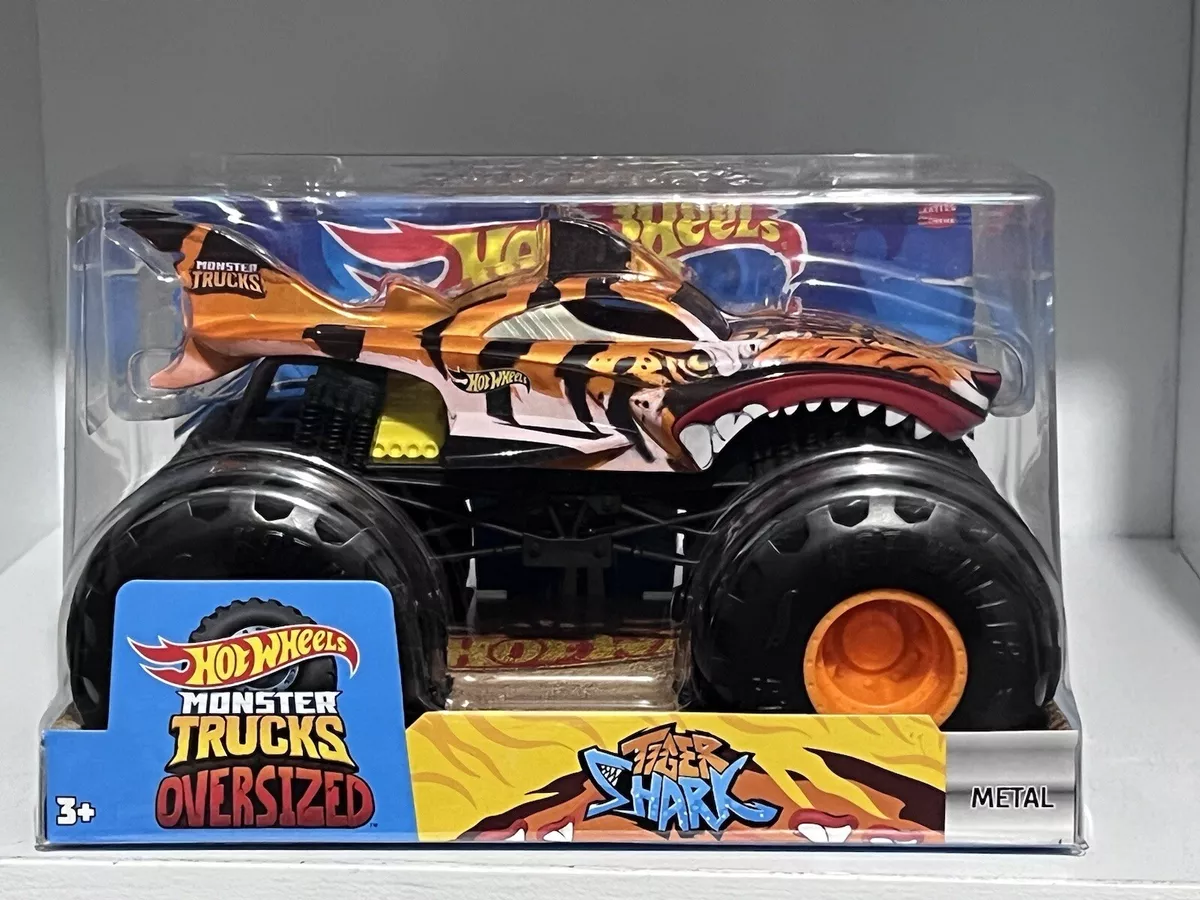 Hot Wheels Monster Trucks Tiger Shark, 1:24 Scale die cast