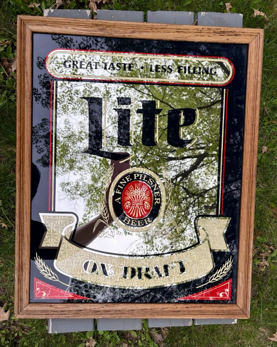 Miller Lite Mirror In Collectible Breweriana Mirrors for sale | eBay