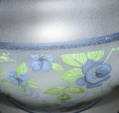 "Lámpara de huracán de 3 vías rosa azul vintage pantalla esmerilada eléctrica 24"" T X 10"" D" - Imagen 12 de 16