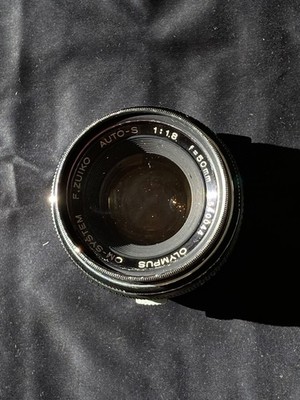 Olympus OM System F.Zuiko Auto-S 50mm f/1.8 Lens OM Mount Made in