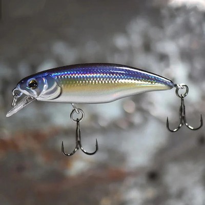 5PCS Sinking Minnow Fishing Lures 52mm 4.5g Jerkbait Bass Pike Wobblers Swimbait