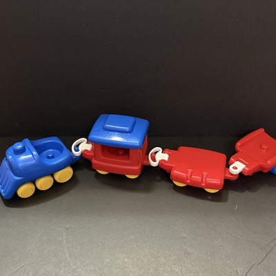 Vtg Little Tikes Peak Road & Rail Green Mountain TRAIN Replacement Set of 4