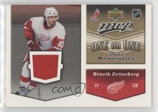 2006 Upper Deck MVP One on Dual Jerseys Rick Nash Henrik Zetterberg #OJ-ZN 14zh