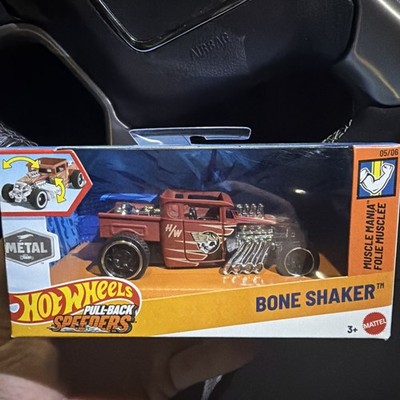 Hot Wheels Bone Shaker Limited Run Collectible Car Pull-Back Speeders New