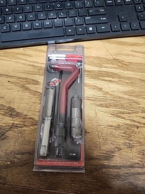 OEM Tools 25608 7/16''-14 Thread Repair System w/ 3 SAE Threaded Metal Inserts