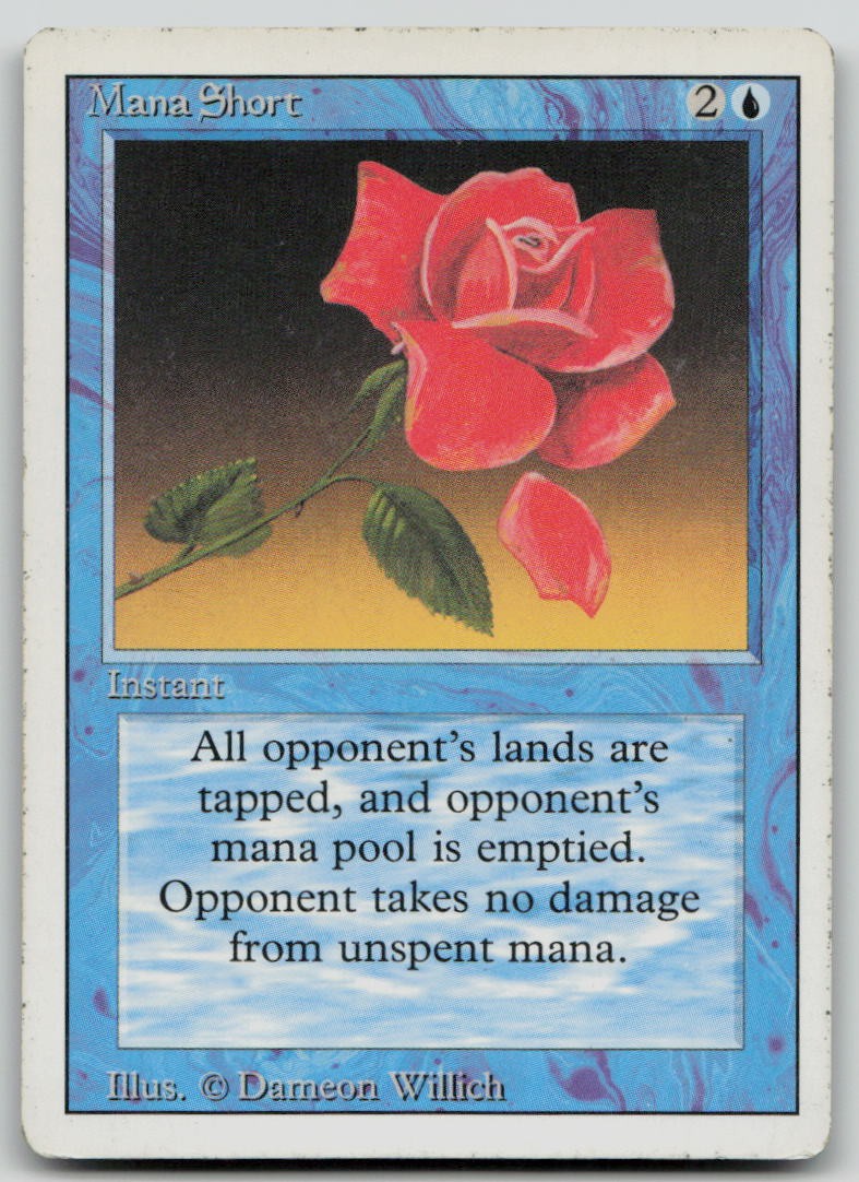 Mana Short [Revised Edition - 67] Moderately Played Rare Magic