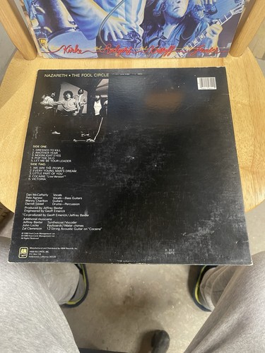 Nazareth~THE FOOL CIRCLE LP~81 A&M~SP-4844~TERRE HAUTE PRESS~PLAYS EX~VG+/VG - Picture 2 of 14
