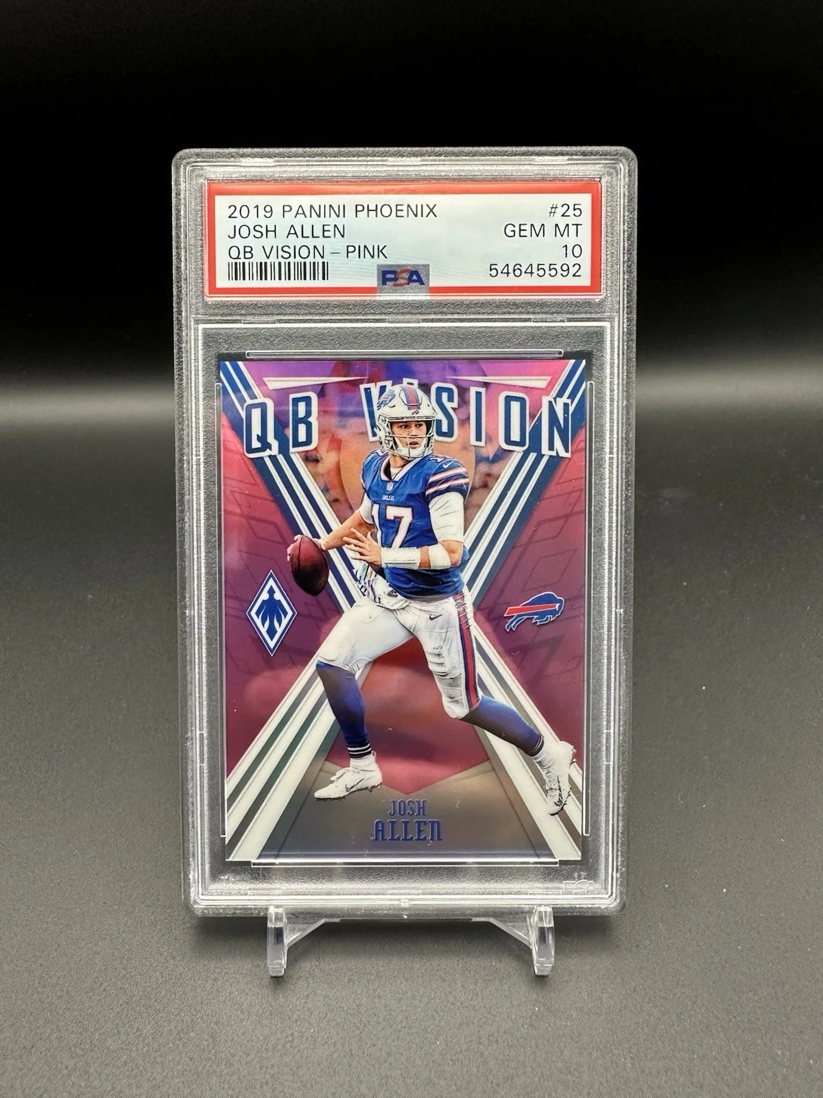 Josh Allen Panini Phoenix QB Vision #25 Pink