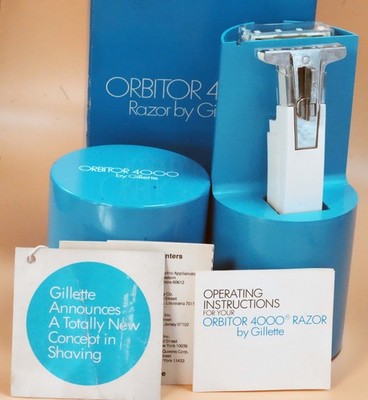 Rare Gillette 1968 Orbitor safety razor