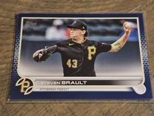 2022 Topps #307 Steven Brault Royal Blue Nmmt
