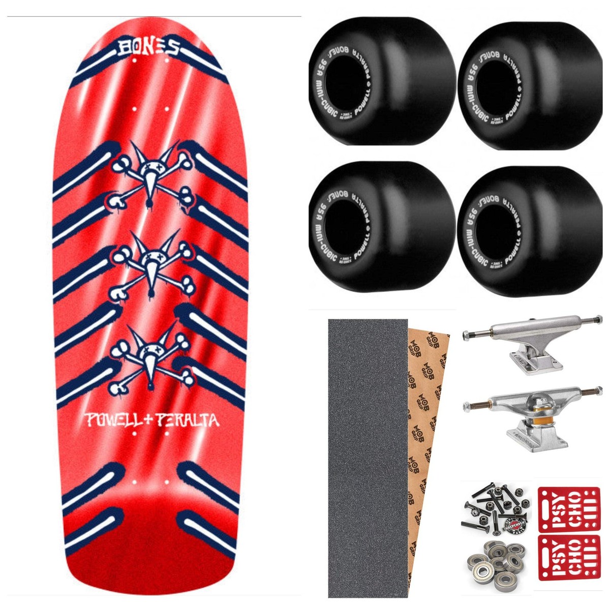 Powell Peralta OG Vato Rat Bones Red Foil 10