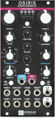 Modbap Modular Osiris Bi-fidelity Wavetable Oscillator Eurorack Module
