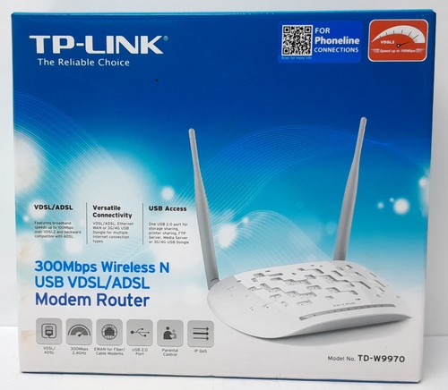 TP-Link 300Mbps Wireless N USB VDSL/ADSL Modem Router TD-W9970 - 第 8/8 張圖片
