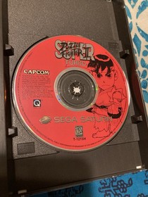 SEGA Saturn Super Puzzle Fighter II Turbo NTSC US Game Disc Manual Reg Card Foam