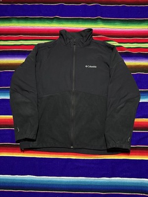 Columbia Ballistic III Fleece Jacket Men's 2XL Full Zip Outdoor Hiking Black