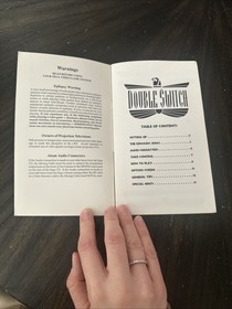 Sega CD Manual Only Double Switch W/Reg Card