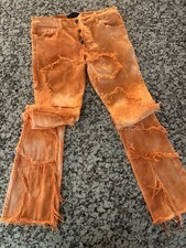 Valabasas Stacked Orange Jeans