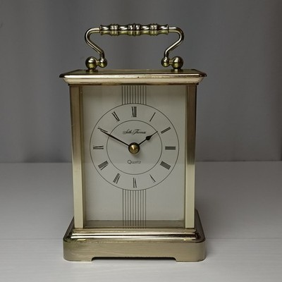 Seth Thomas Cherish II Mantel Clock Model 248 Quartz Folding Handle