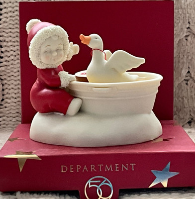Dept 56 Snowbabies SATURDAY BATH Snowbabies on the Farm 2004