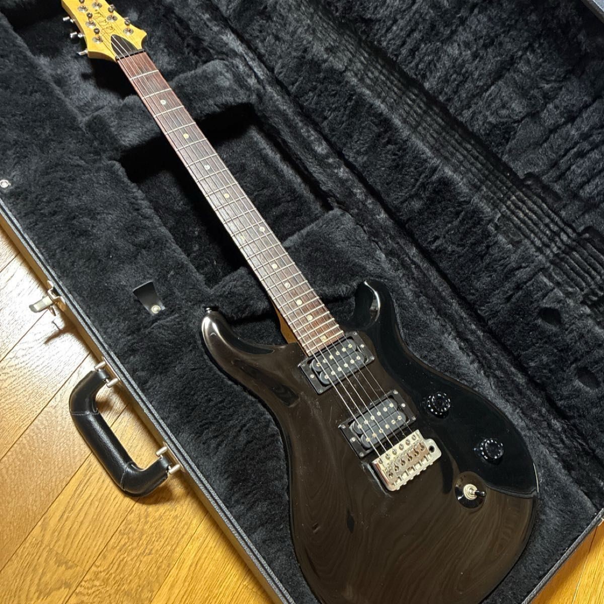 PRS Paul Reed Smith CE24 Electric Guitar Black Humbuckers Case