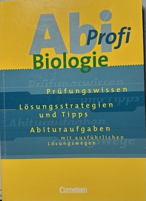 Biologie Abi-Profi Prüfungswissen Aufgaben mit Lösungen Neu.