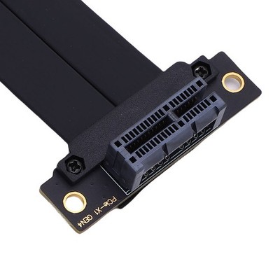 PCI-E 4.0 Riser Cable GPU Graphics Card Extension Cable PCIE 4.0 1X Port 90 DTEK