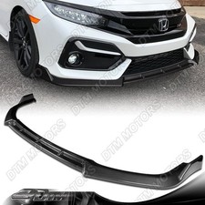 For 17-21 Honda Civic Si Tr-style Carbon Look Front Bumper Lip Body Kit Spoiler For 17-21 Honda Civic Si Tr-style Carbon Look Front Bumper Lip Body Kit Spoiler