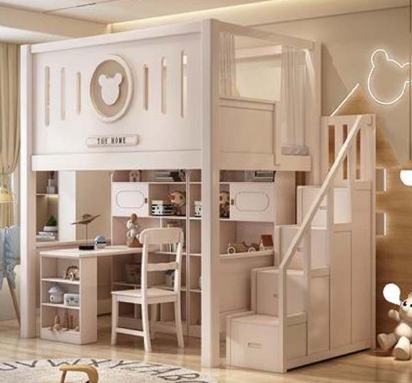 Loftbett Etagenbett Kinderhochbett Stockbett Kinderbett Hochbett Bett-image