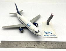 Vintage Desk Display Shuttle by United Boeing 737-300 Model Plane N375UA Stand
