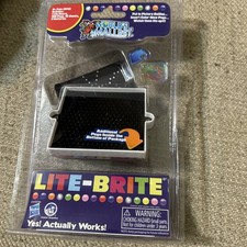 World's Smallest LITE BRITE Art Toy Doll House Miniature Light Bright Pegs,Paper