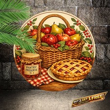 Rustic Farmhouse Wall Art Weathered Metal Sign Home Decor 8x12