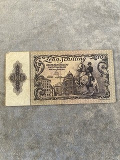 Austria 10 schilling Banknote 1772 517759 (205)