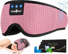 MUSICOZY Sleep Headphones, Bluetooth 5.4 Sleep Mask Headband Headphones Sleeping