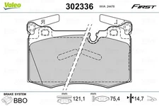 Valeo 302336 brake pad set, disc brake for mini