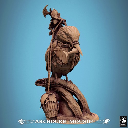 3D Miniature Kingfisher Variations Mousin Range by Rescale rpg dnd pathfinder - Picture 3 of 19