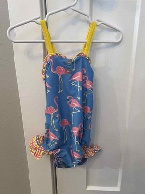 Wildflowers Clothing Island Barbie One Flamingo Piece Swimsuit size 6