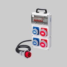 QUADRO DI DISTRIBUZIONE 220-380 V cm 21x9.5x41h Spine Prese Quadri Industriali