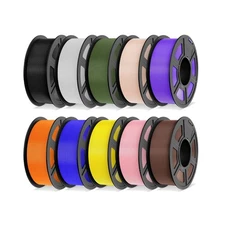 High-Toughness 3D Printer Filament Bundle - 10kg PLA Plus in 10 Vibrant Colors