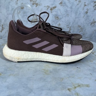 Adidas Senseboost Go Women's Sz 9 Running Shoes Purple Athletic Trainer Sneakers