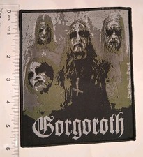 Gorgoroth Black Metal Band Black Border Woven Patch