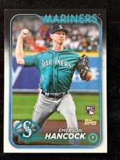 2024 Topps Emerson Hancock Rookie Card Seattle Mariners RC #39 Mint