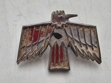 Vintage Pontiac Firebird Emblem Badge Decoration Metal Red Bird Original