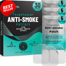 Anti Smoke Herbal Patches 21mg Quit Smoking Aid 30 Patch Pack Clear - US