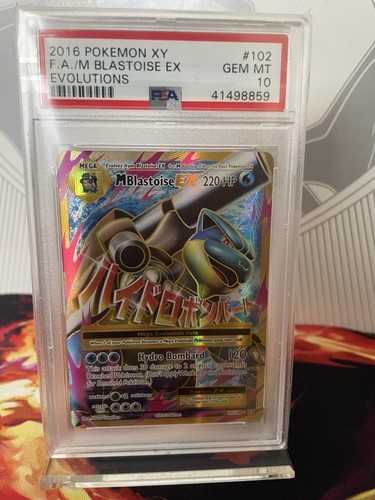 M Blastoise EX #102/108 Evolutions 2016 PSA 10 Gem Mint